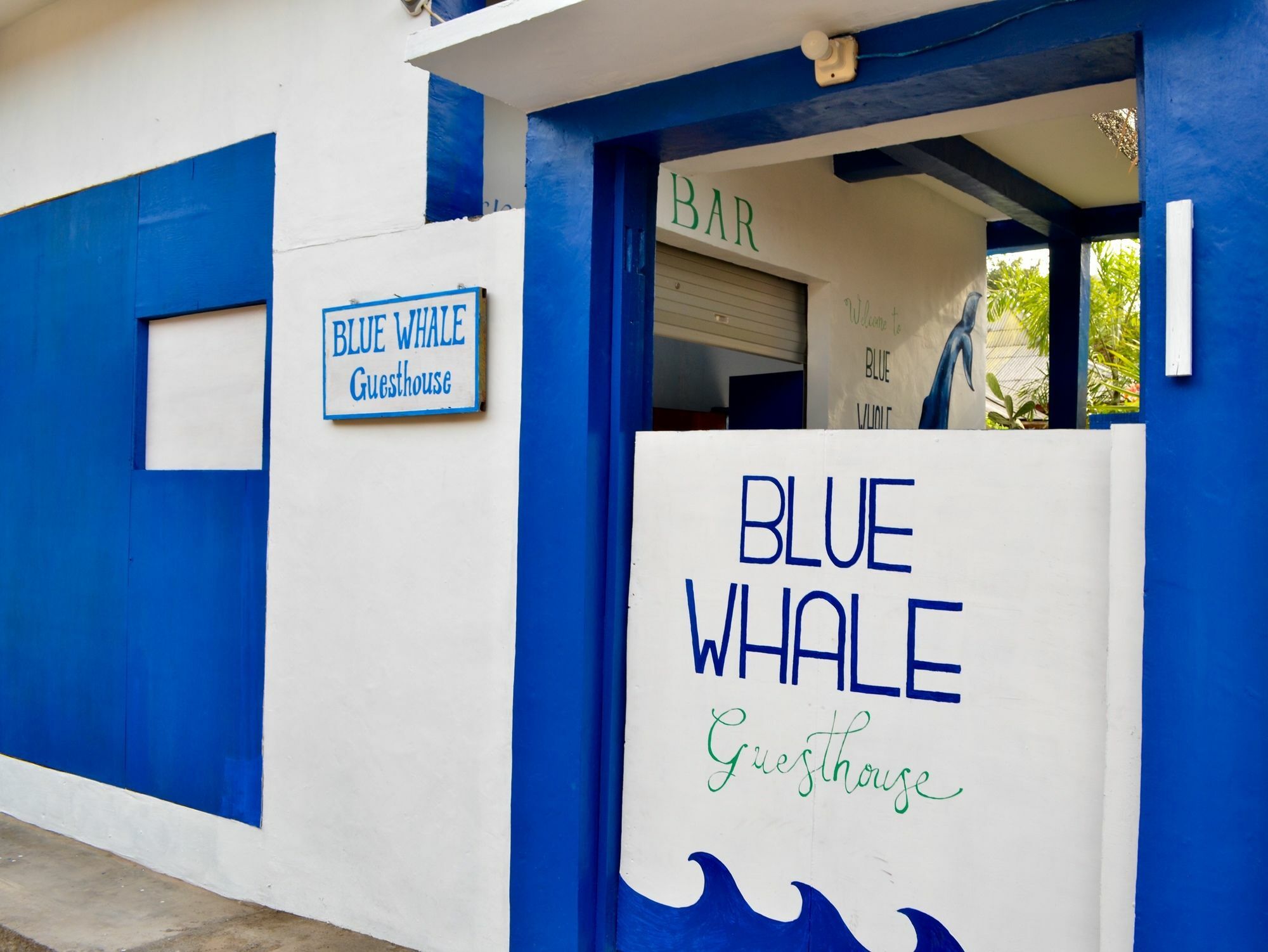 Blue Whale Guesthouse Gili Trawangan Eksteriør bilde